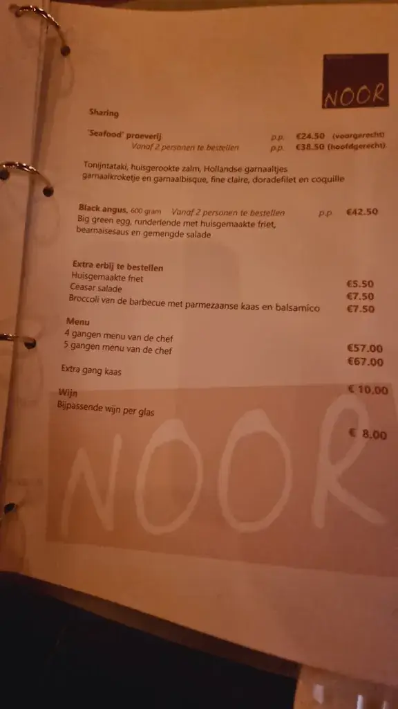 Menu_Restaurant Noor_Bloemendaal_imagen_2