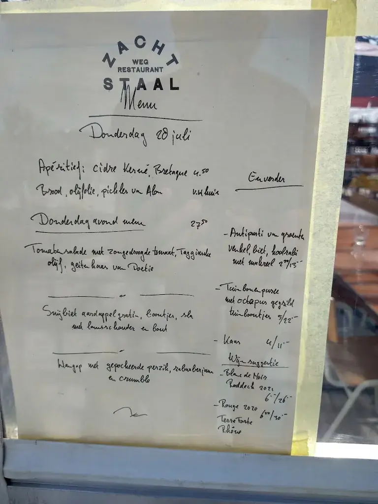 Menu_Bistro & Restaurant Zacht Staal_Beverwijk_image_3