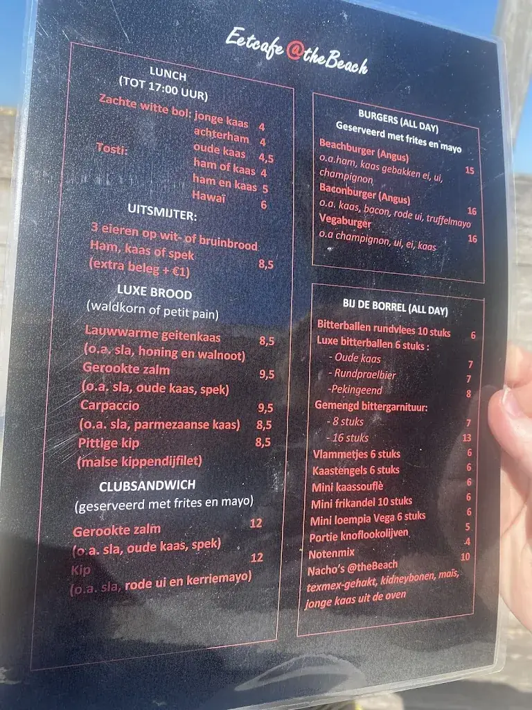 Menu_Eetcafé @ the Beach_Lelystad_image_3