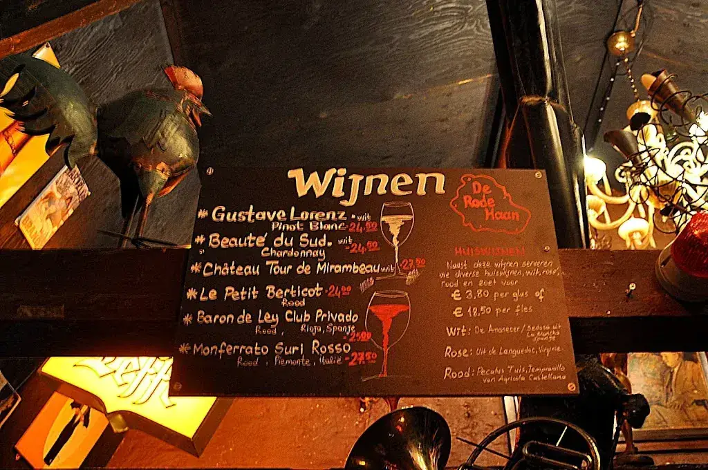 Menu_Bar Bistro De Rode Haan_Beverwijk_image_1