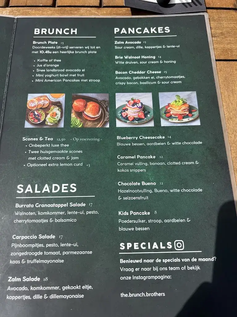Menu_The Brunch Brothers_Hoorn_image_1