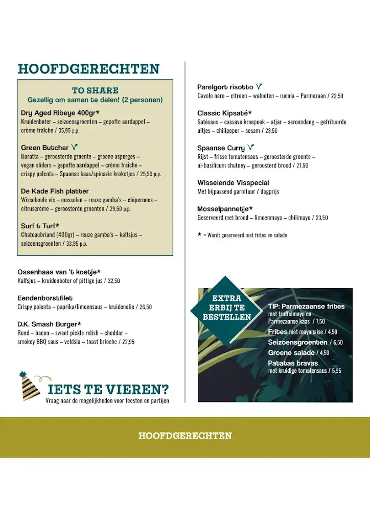 Menu_De Kade_Hoorn_immagine_1