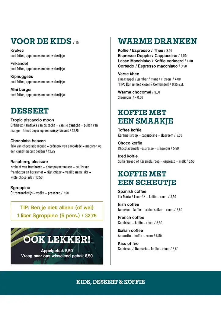 Menu_De Kade_Hoorn_immagine_2