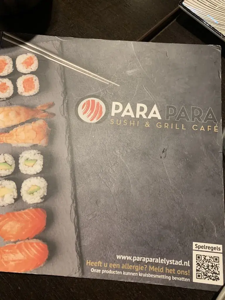 Menu_Parapara Sushi & Grill Café_Lelystad_imagen_4