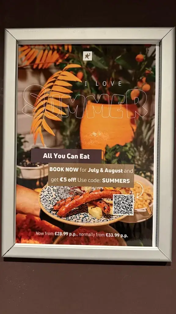 Menu_Corendon All You Can Eat Restaurant_Badhoevedorp_image_1