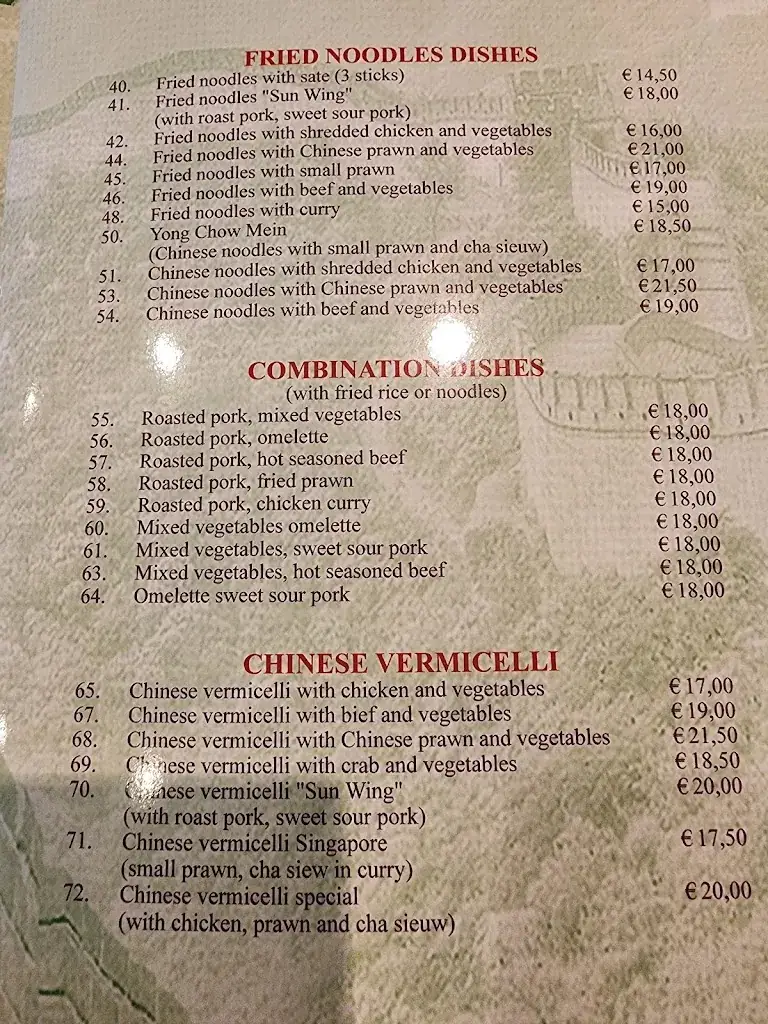 Menu_Chinees Indisch Restaurant Sun Wing_Badhoevedorp_immagine_2