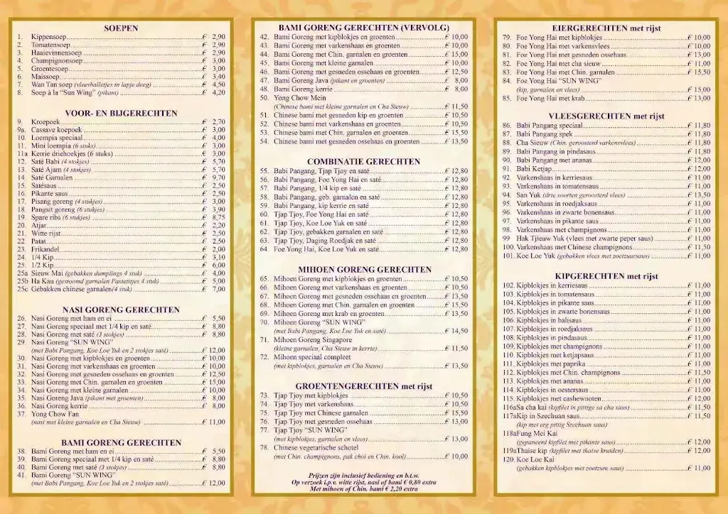 Menu_Chinees Indisch Restaurant Sun Wing_Badhoevedorp_immagine_3