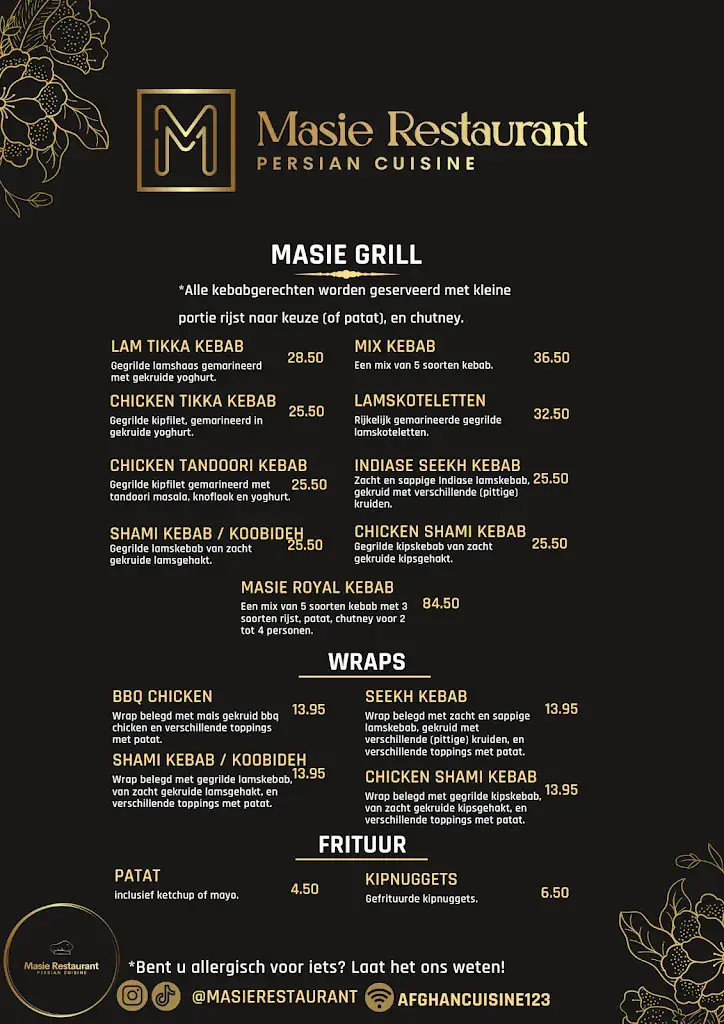 Menu_Masie Restaurant_Amsterdam_image_1