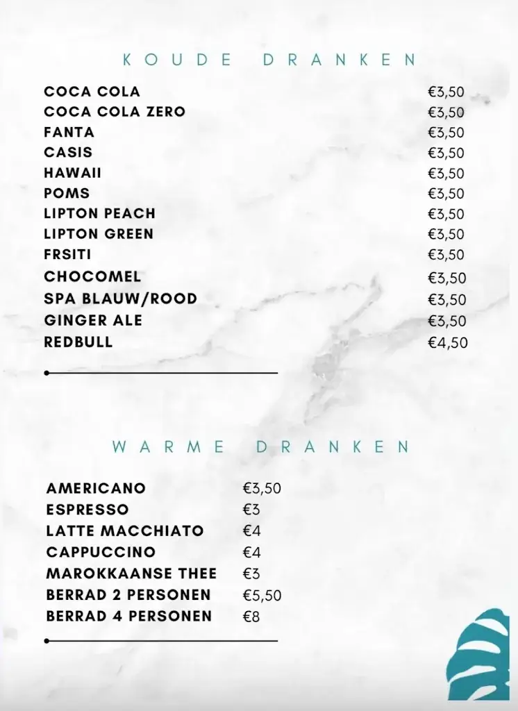 Menu_Chef Chaouan Amsterdam_Amsterdam_image_3