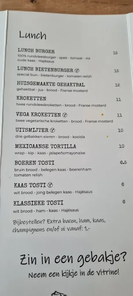 Menu_Hajé hotel-restaurant de Lepelaar_Lelystad_image_1