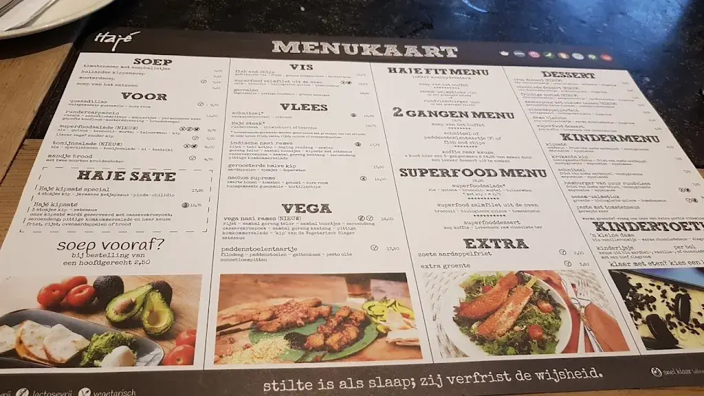 Menu_Hajé hotel-restaurant de Lepelaar_Lelystad_image_2