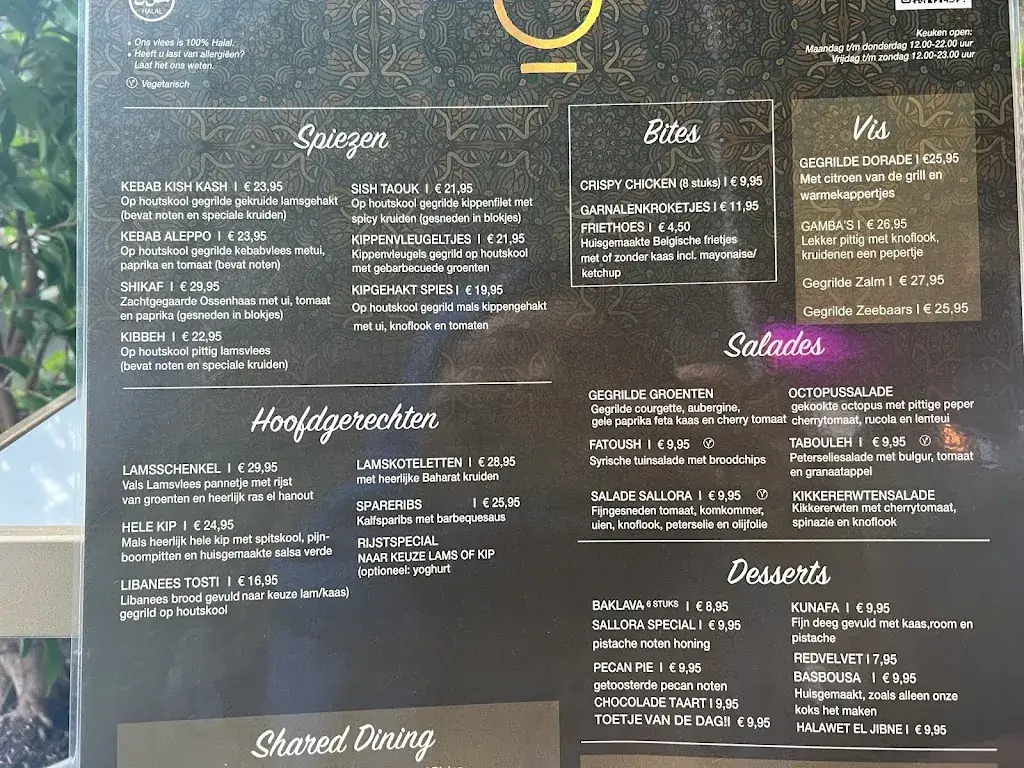 Menu_SALLORA Amsterdam Restaurant_Amsterdam_image_1