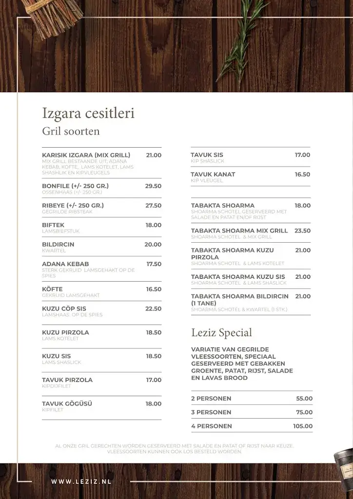 Menu_Leziz Restaurant_Amsterdam_image_3