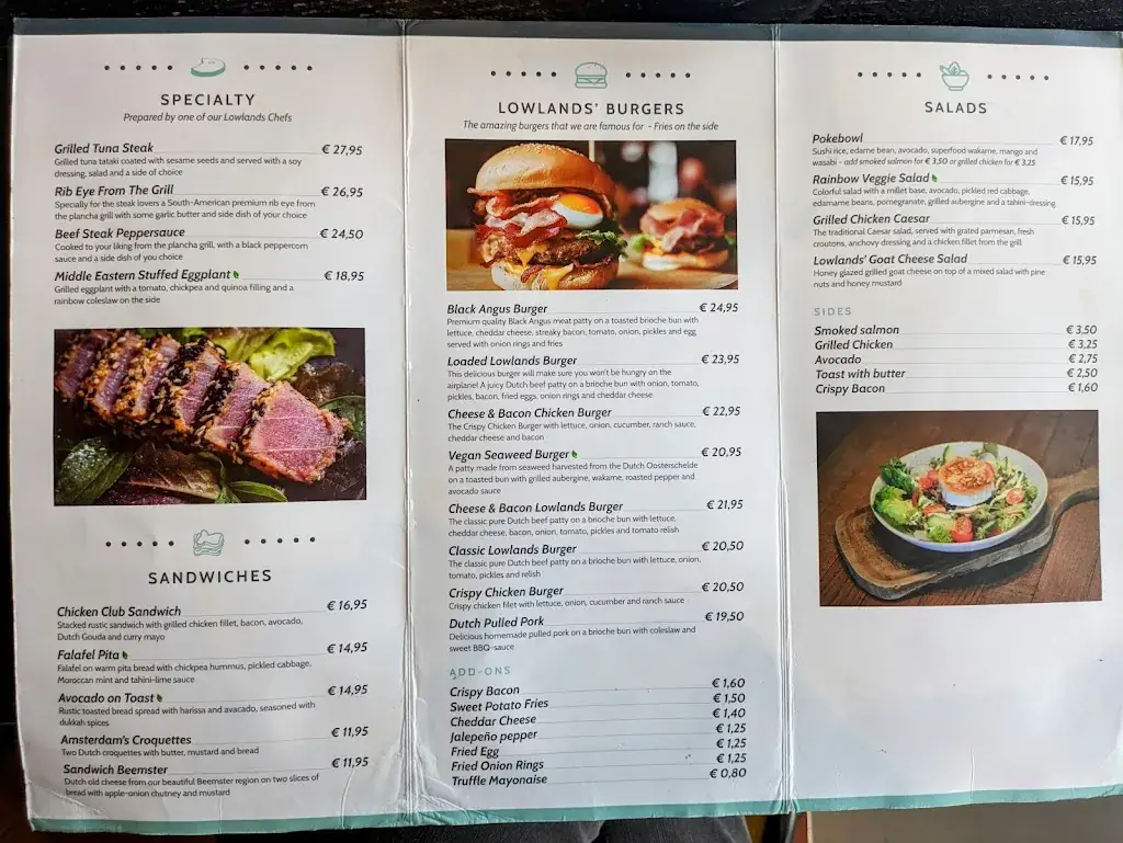 Menu_Tastes from The Lowlands_Schiphol_image_1