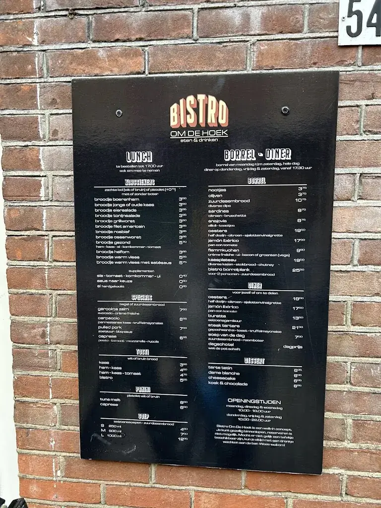 Menu_Bistro Om De Hoek_Huizen_image_3