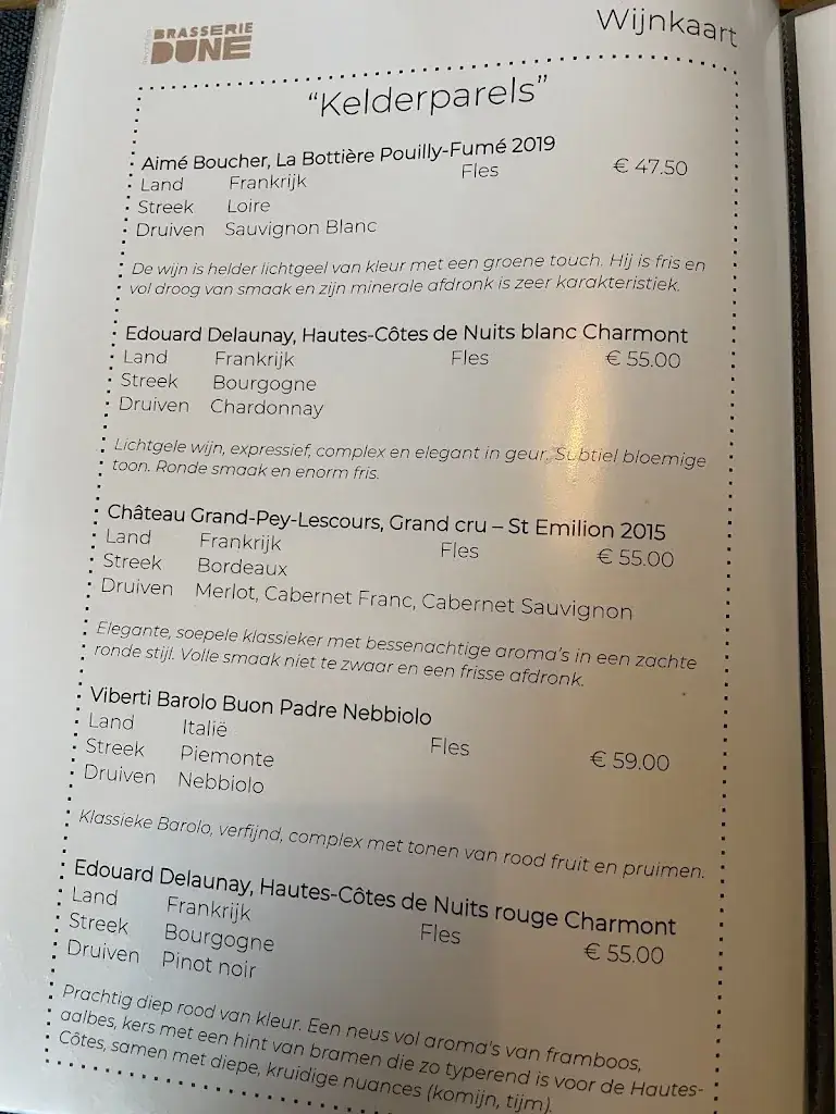 Menu_Brasserie Dune_Vrouwenpolder_image_2