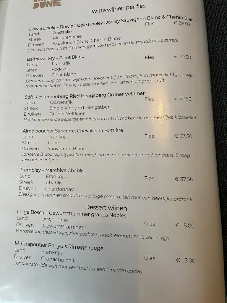 Menu_Brasserie Dune_Vrouwenpolder_image_3
