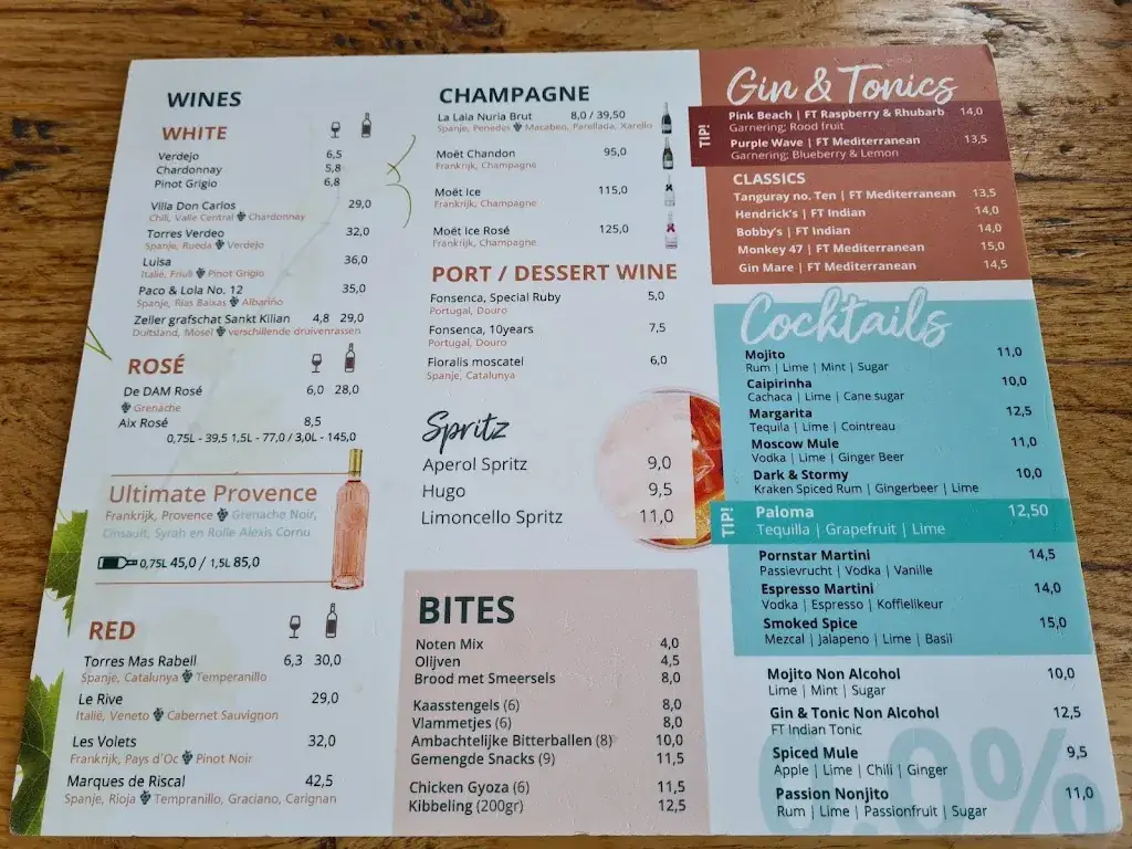 Menu_Strandrestaurant De Dam_Vrouwenpolder_image_3