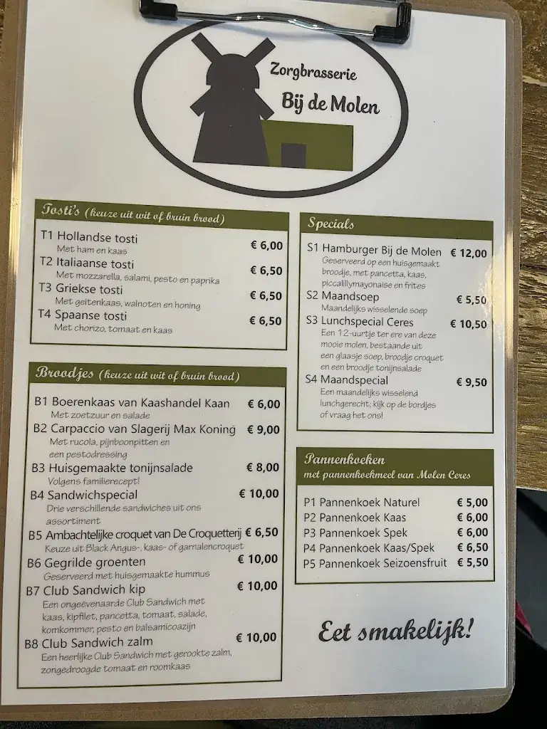 Menu_Zorgbrasserie Bij de Molen_Bovenkarspel_immagine_3