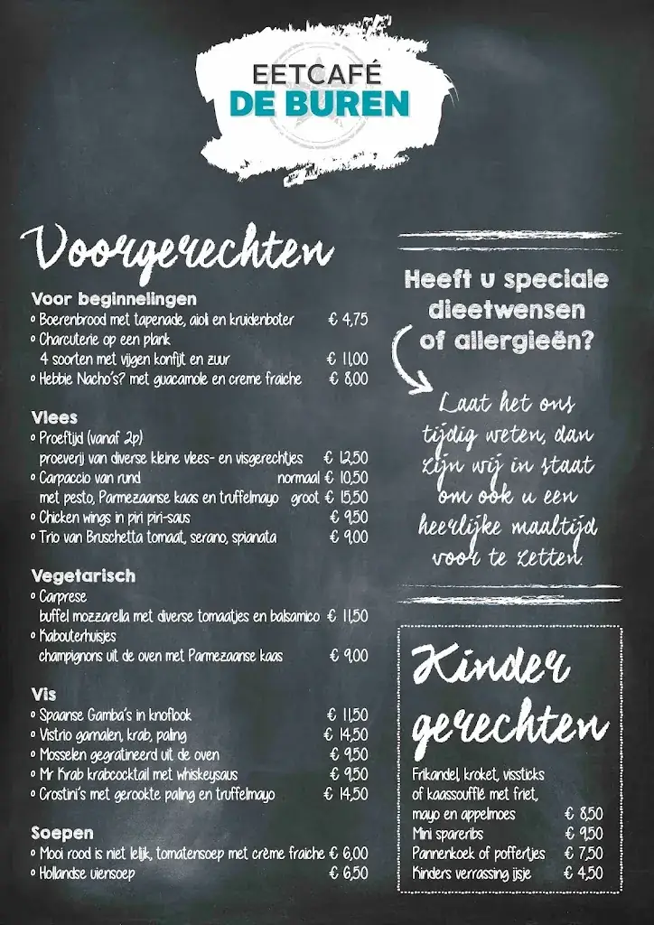 Menu_Eetcafé De Buren_Bovenkarspel_immagine_2