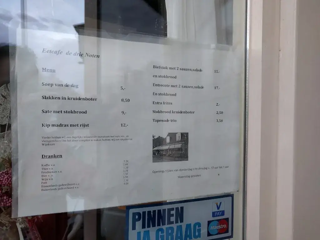 Menu_De Drie Noten_Waterland_image_1