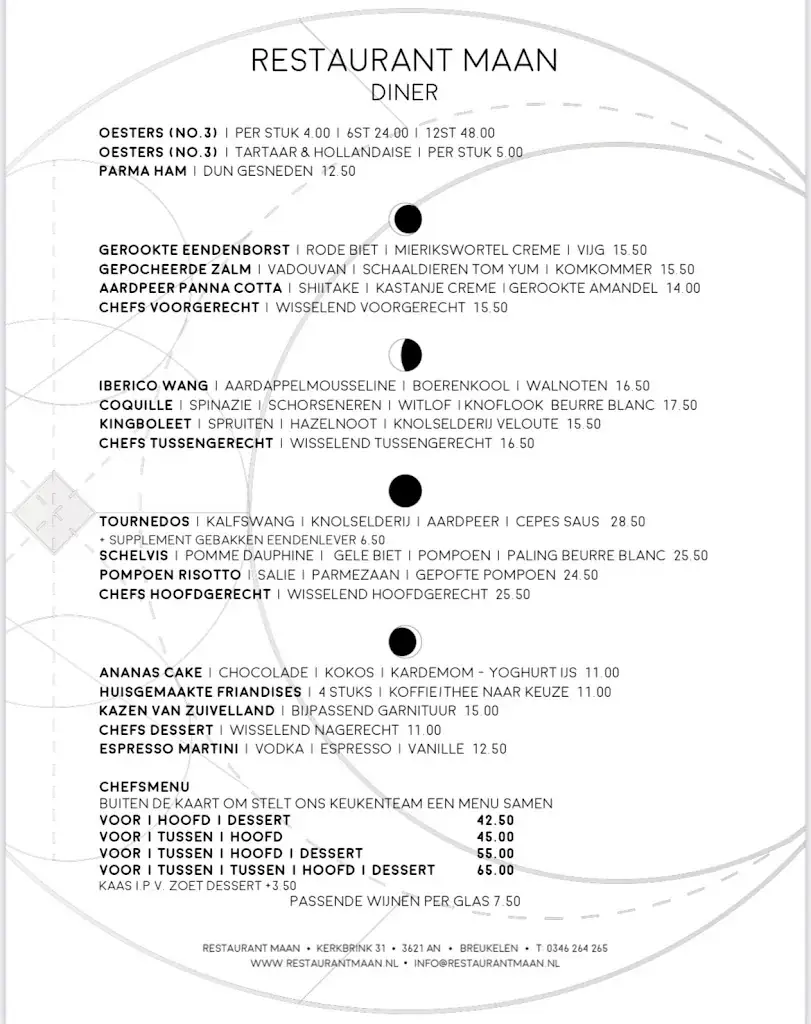 Menu_Restaurant Maan_Breukelen_immagine_1