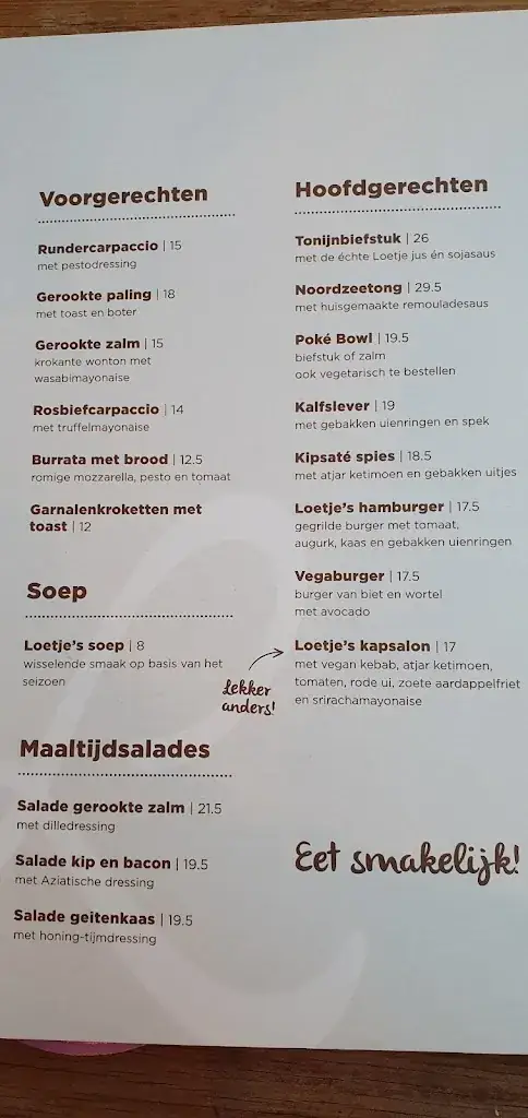 Menu_Loetje Breukelen_Breukelen_image_3