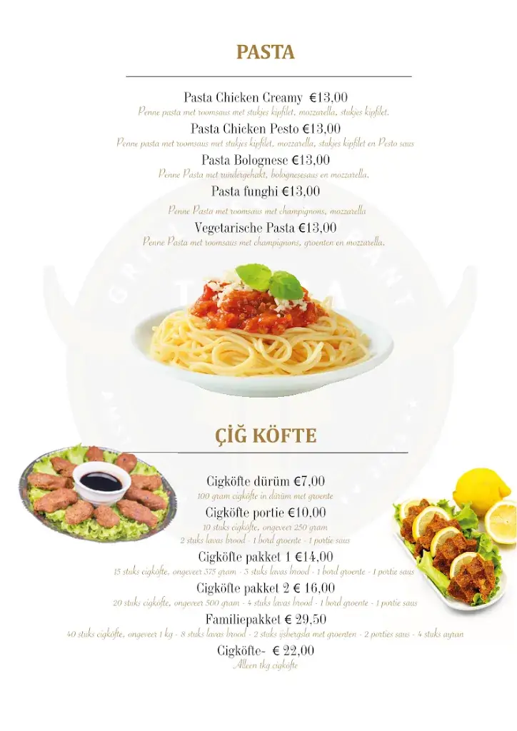 Menu_Tuana Grill Turkish Restaurant Amsterdam_Amsterdam_immagine_1