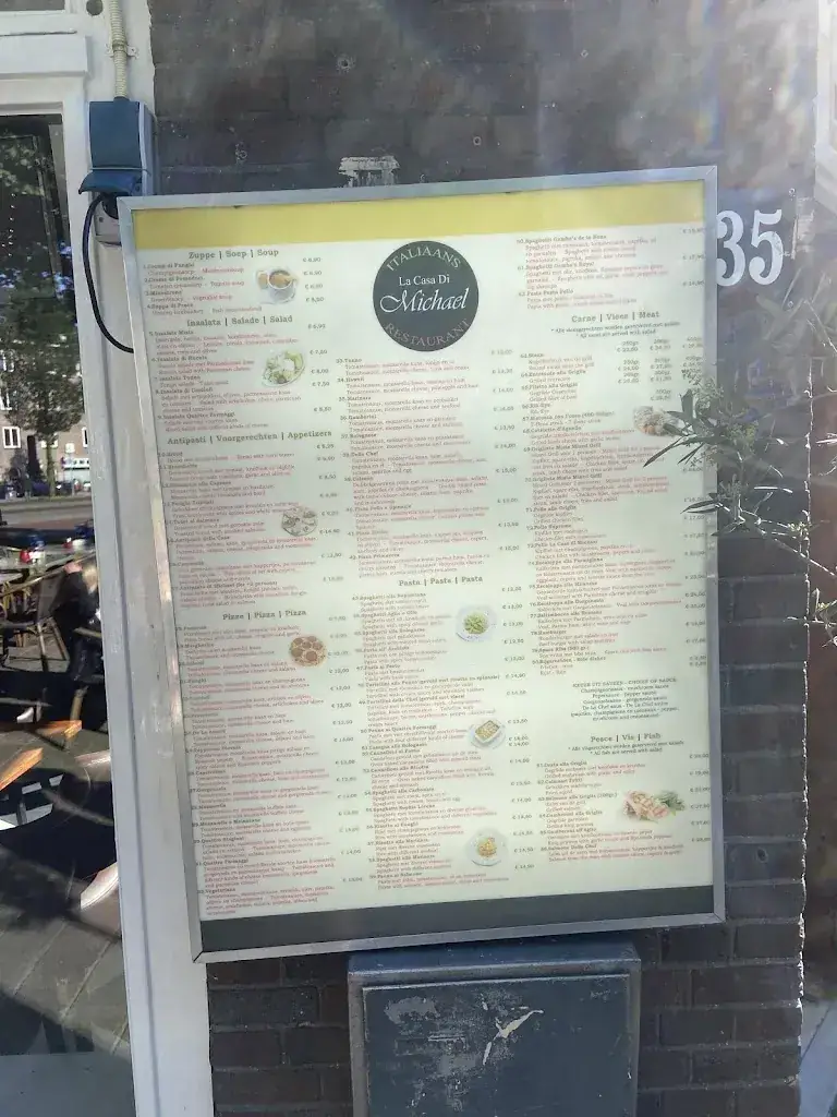 Menu_La Casa Di Michael_Amsterdam_image_4