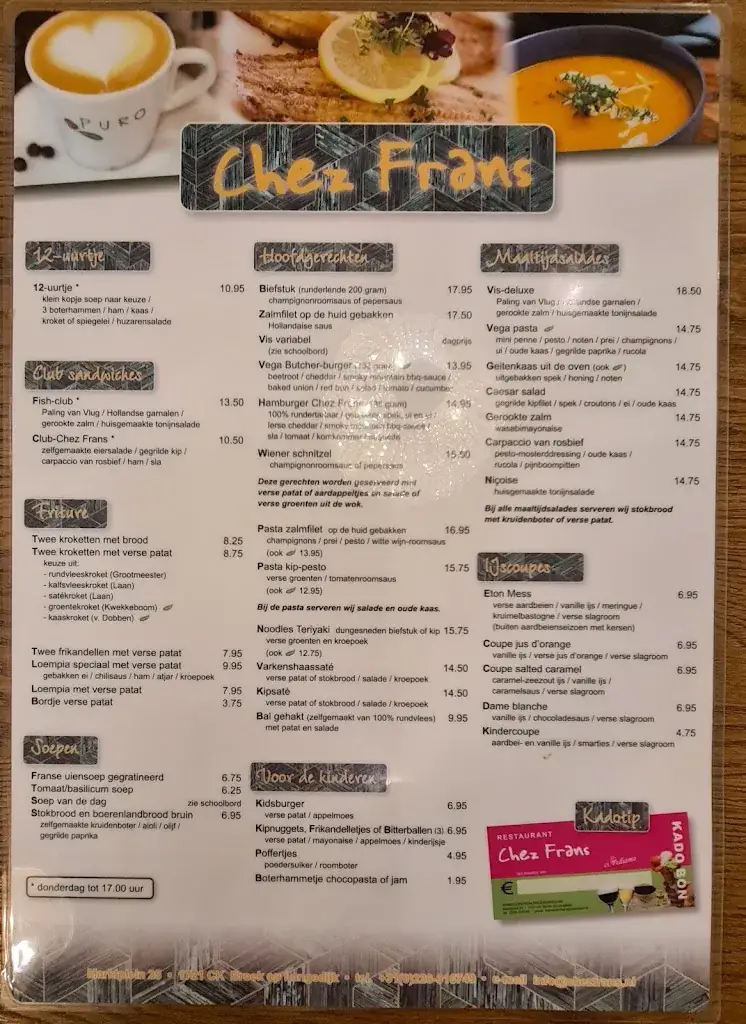 Menu_Chez Frans Eten & Drinken_Langedijk_image_1