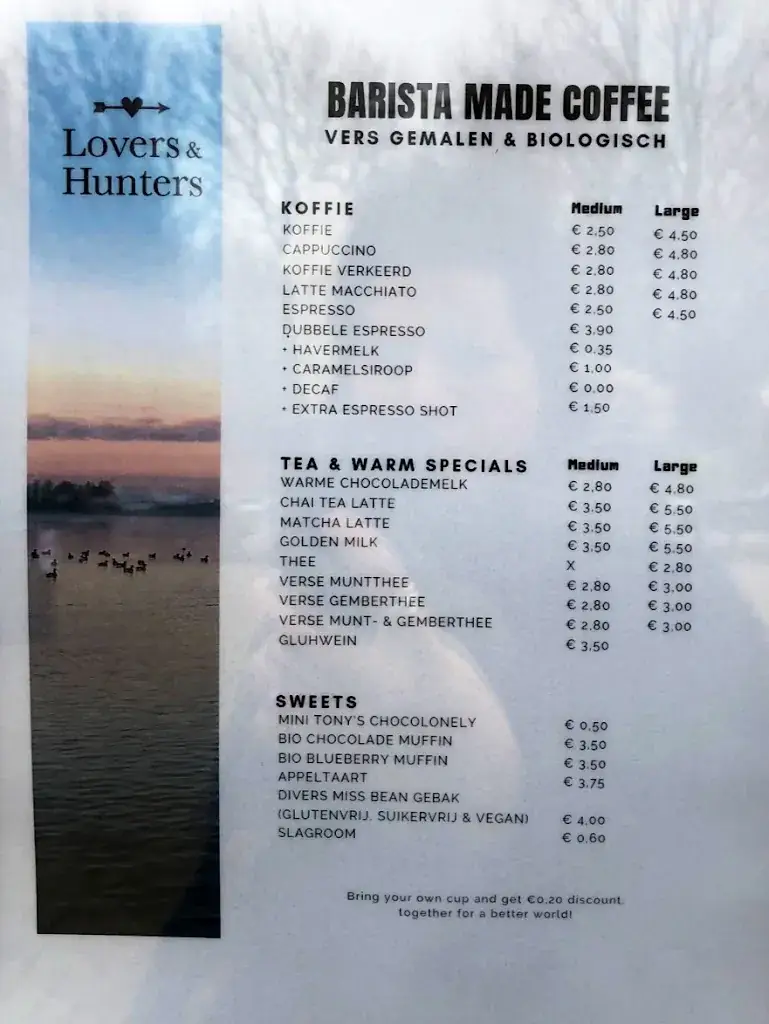 Menu_Paviljoen Lovers and Hunters - Restaurant Geestmerambacht_Langedijk_immagine_3