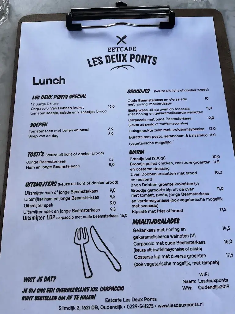 Menu_Eetcafe 'Les Deux Ponts'_Oudendijk_image_2