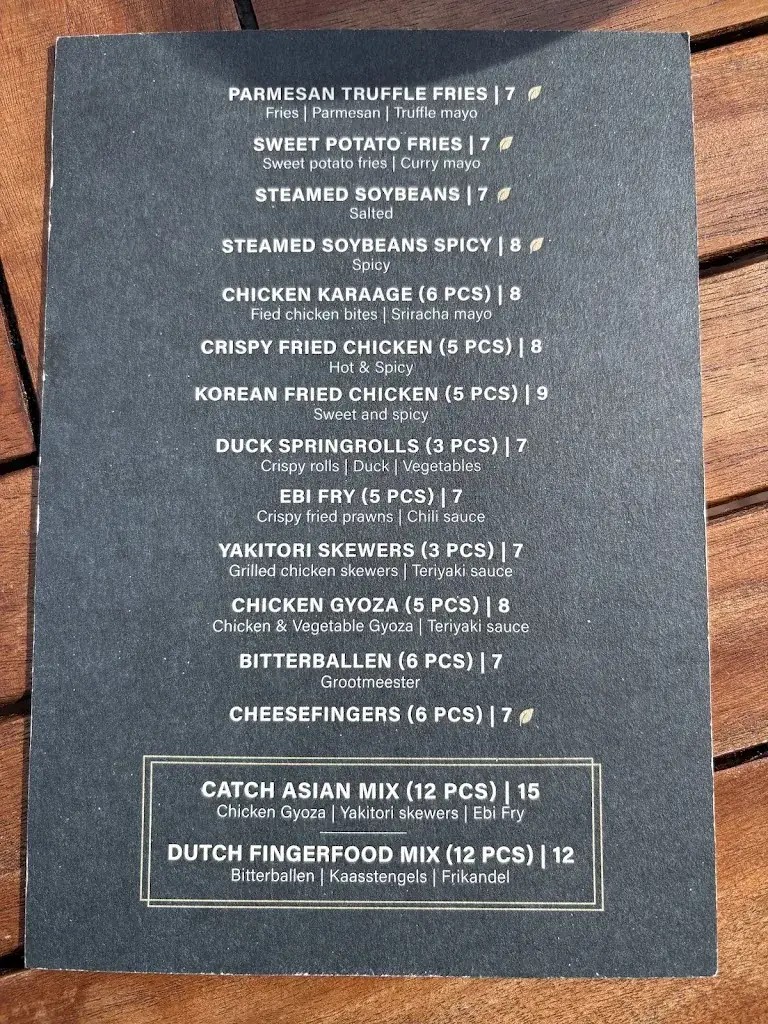 Menu_Carmel by Catch - Sushi & Streetfood_Helder_imagen_2