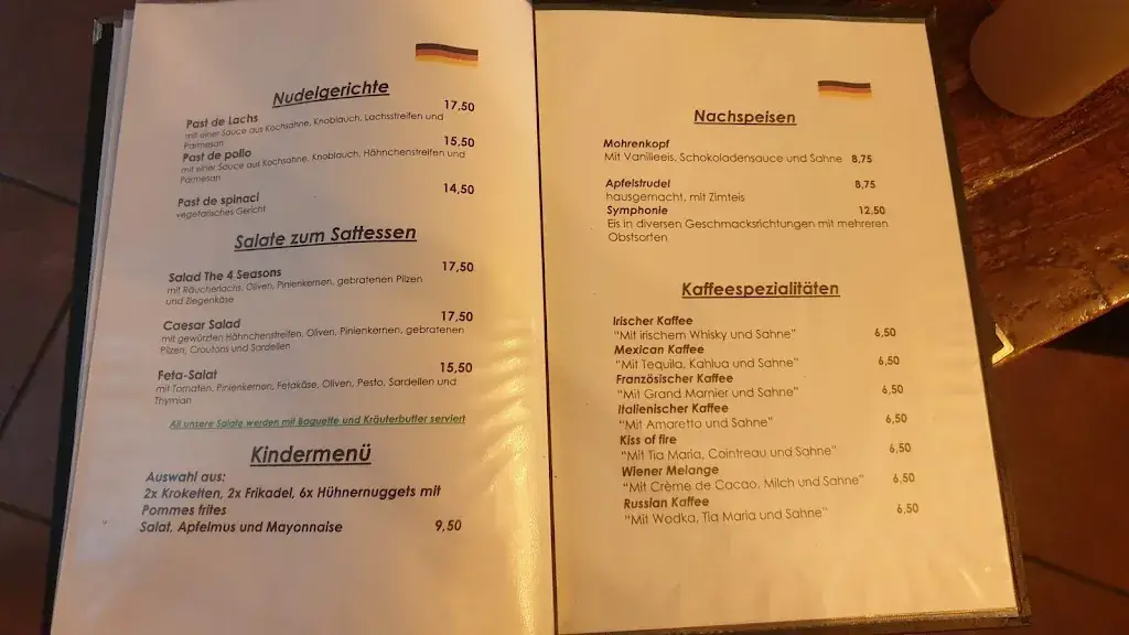 Menu_The 4 Seasons_Callantsoog_imagen_3