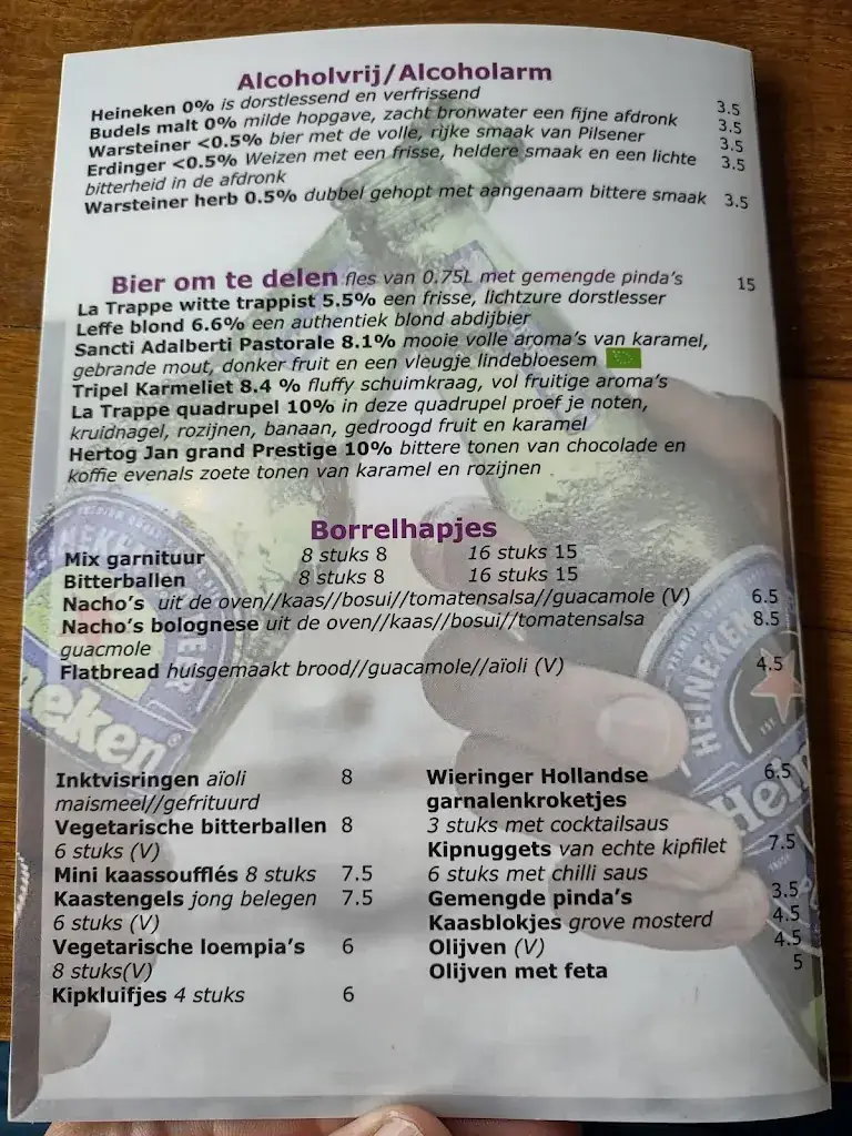 Menu_Beach Pavilion De Strandtent_Callantsoog_image_1