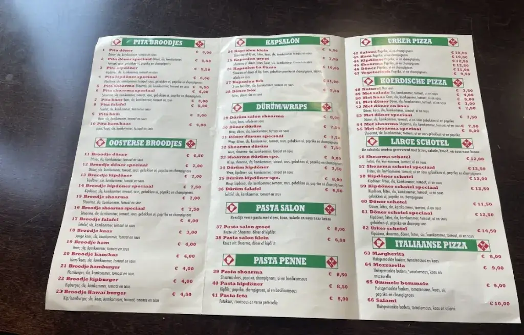 Menu_La Cassa Pizza & Grill House URK_Urk_image_1