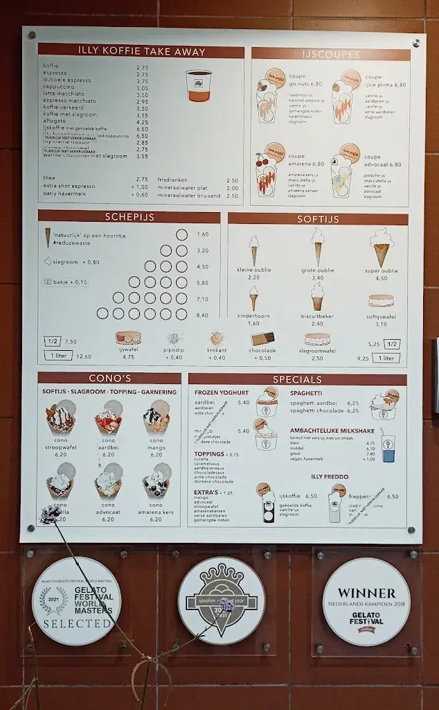 Menu_IJssalon IJsie Prima_Callantsoog_immagine_4