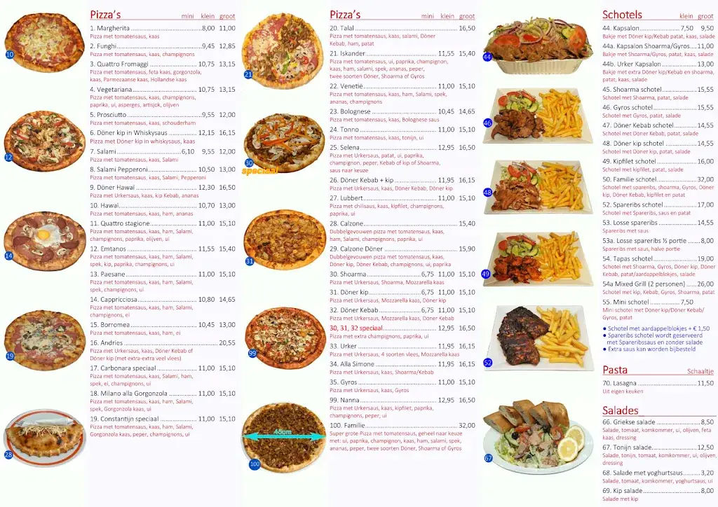 Menu_Constantijn Pizza & Grill_Urk_imagen_1