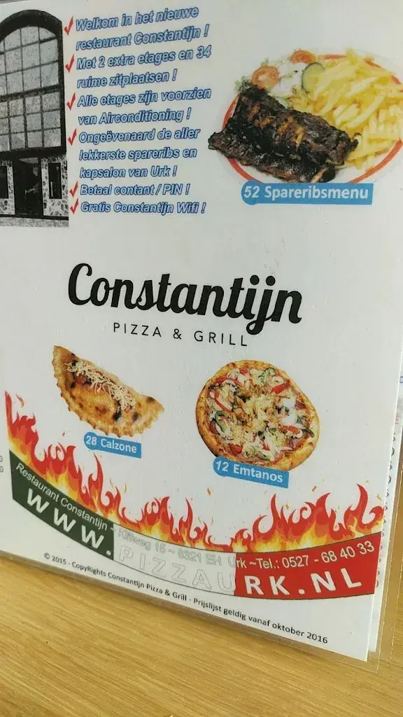 Menu_Constantijn Pizza & Grill_Urk_imagen_2