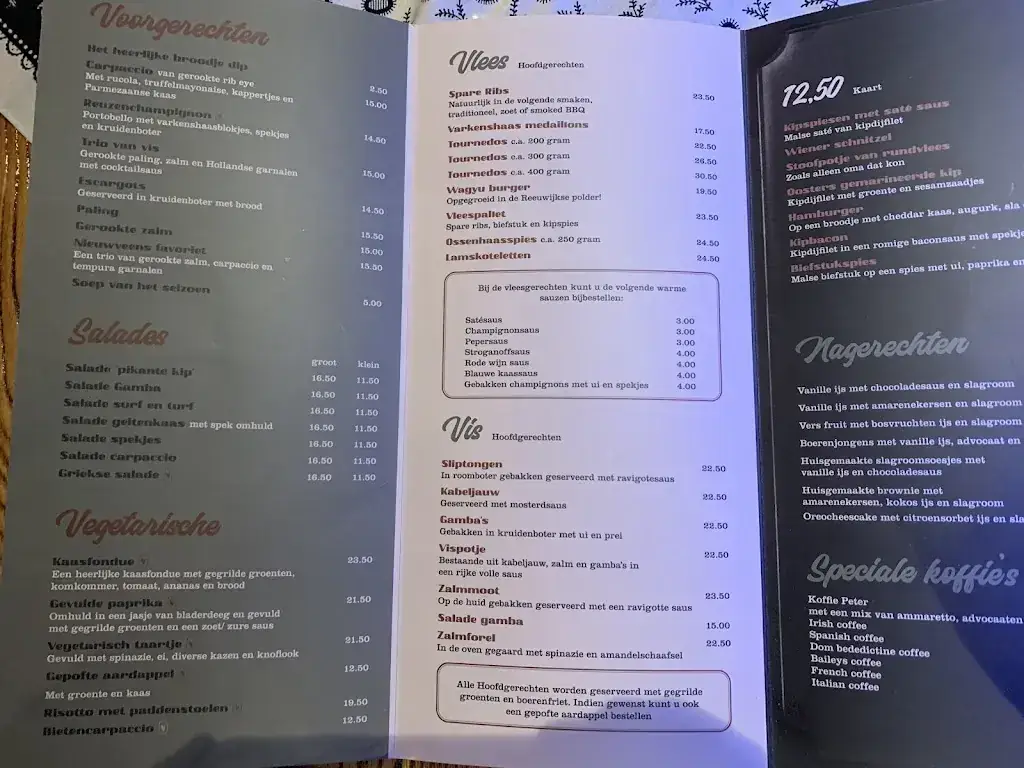 Menu_Bistro Eten bij Peter_Nieuwveen_image_1