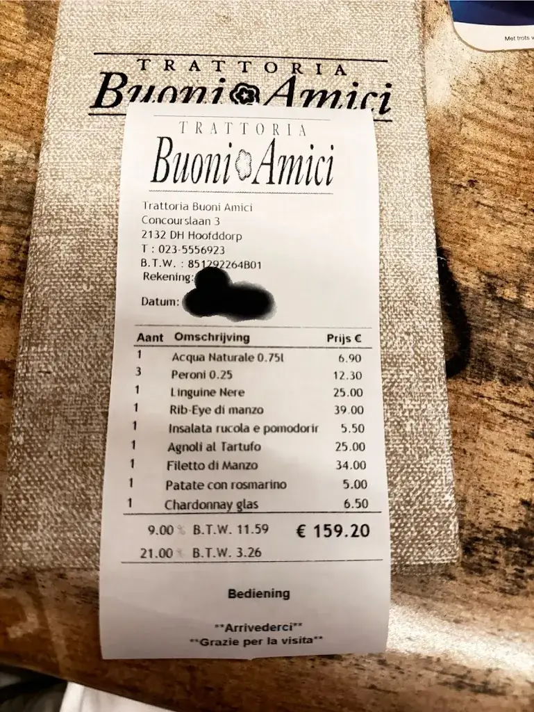 Mark Aigner_Trattoria Buoni Amici_Hoofddorp_review