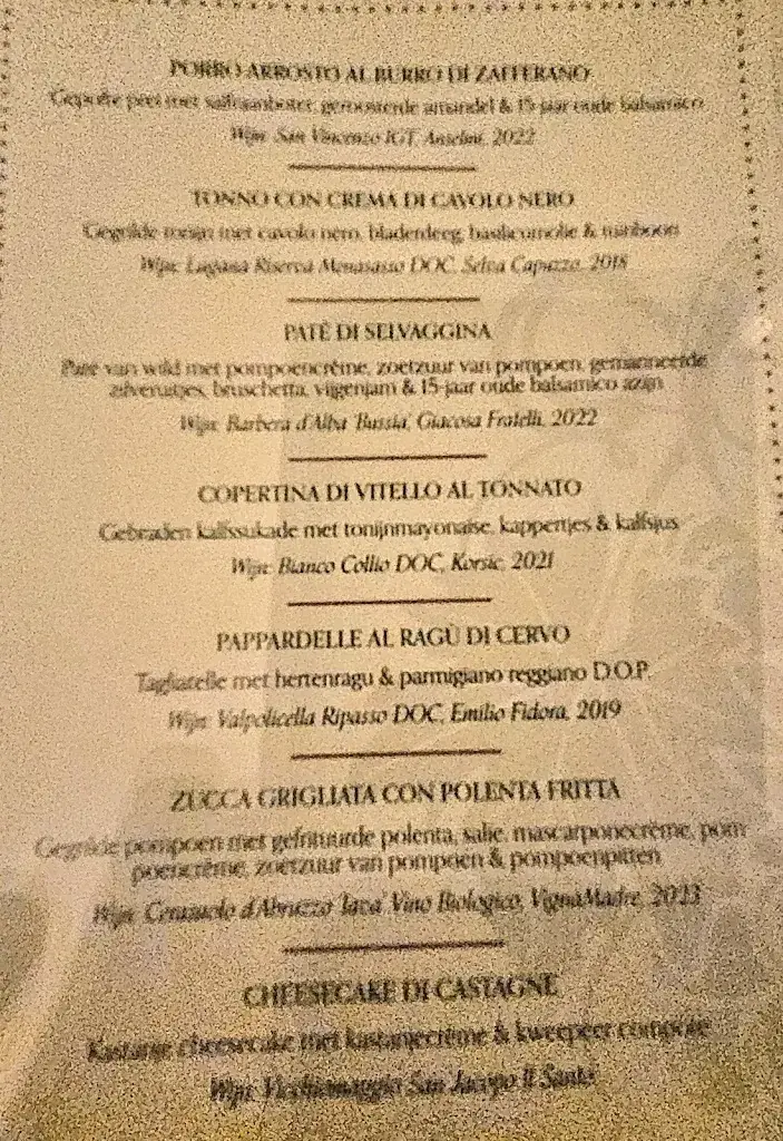 Menu_Restaurant Christiani Vino e Cibo_Aalsmeer_immagine_3