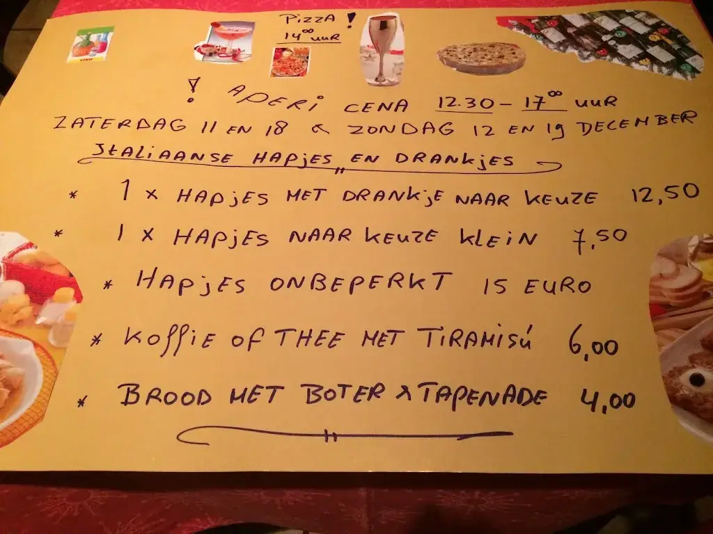 Menu_Apericena-Trattoria il Pappagallo_Uithoorn_image_1