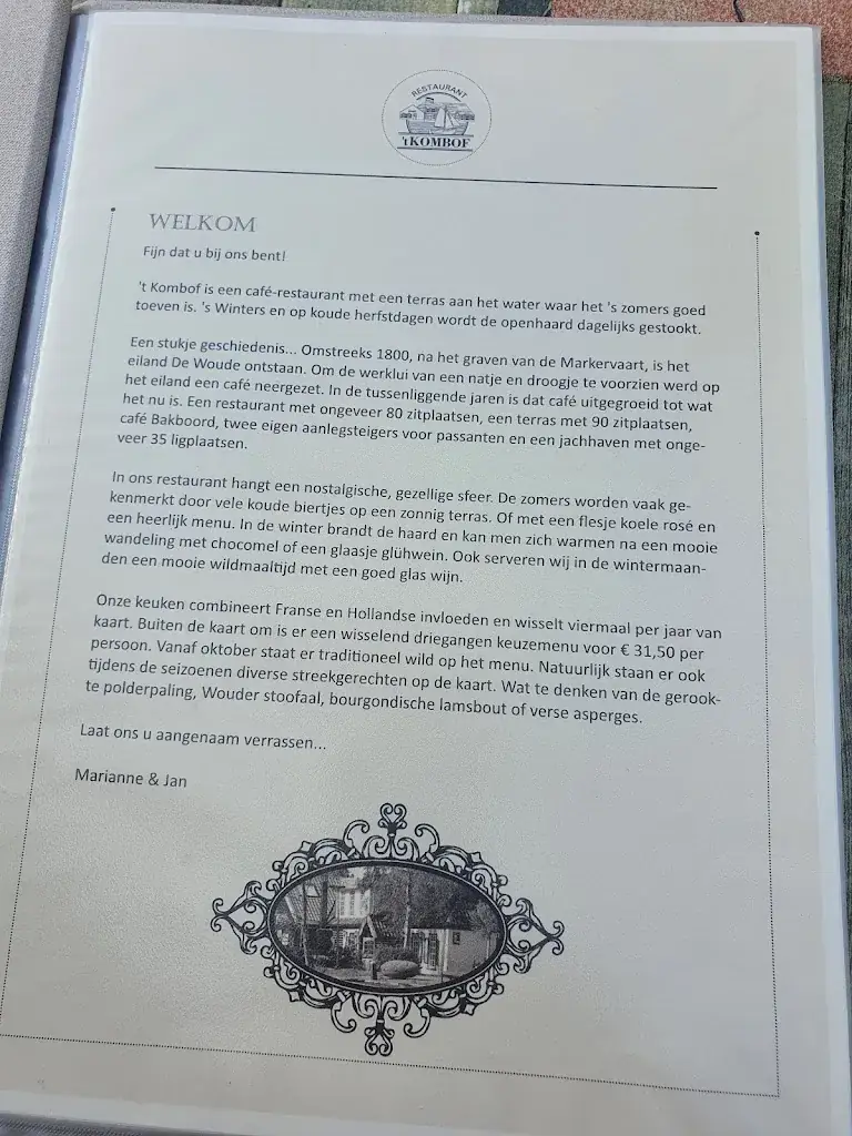 Menu_Restaurant 't Kombof_Woude_image_2