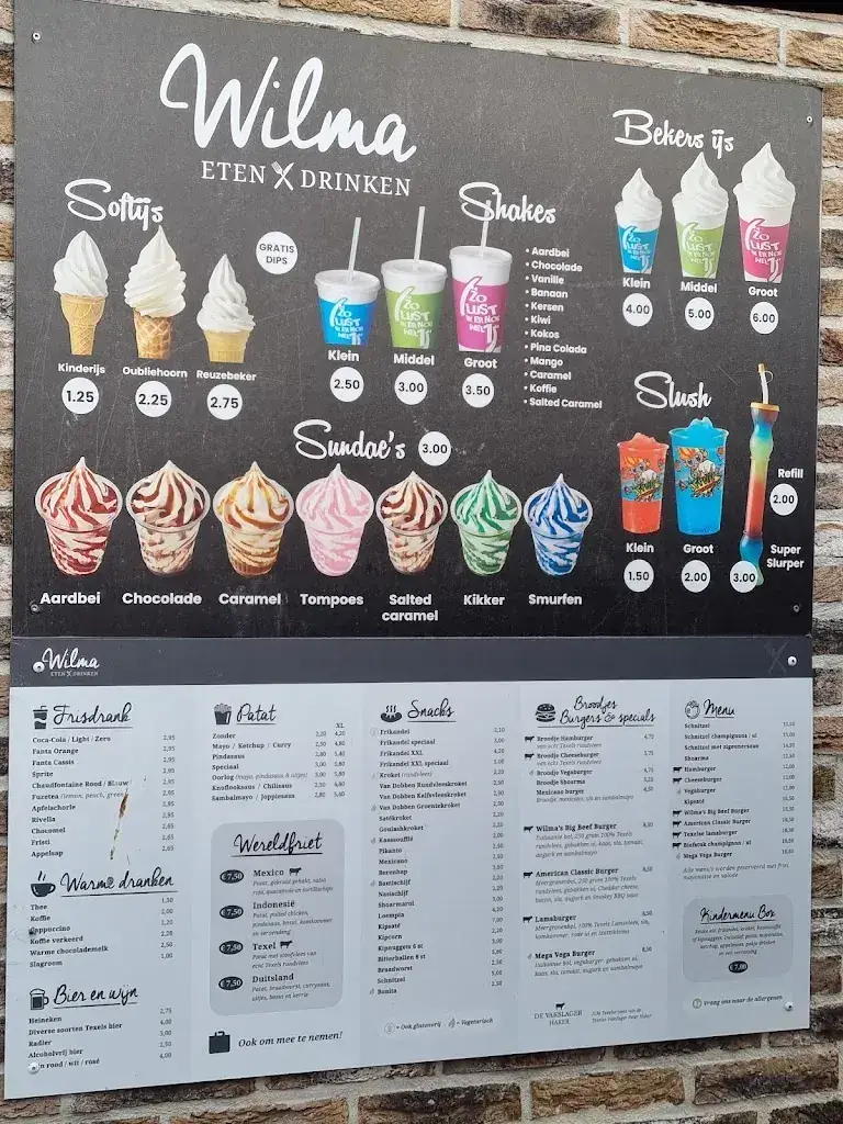 J van der L_Wilma Eten & Drinken_Cocksdorp_reseña