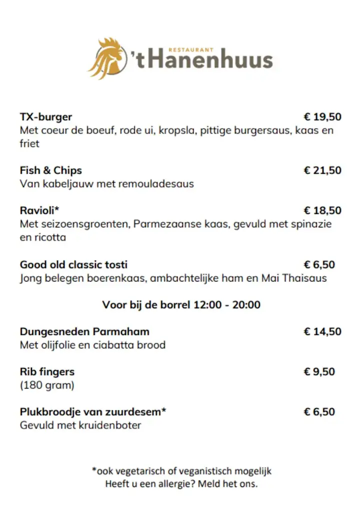 Menu_Restaurant 't Hanenhuus_Cocksdorp_image_2