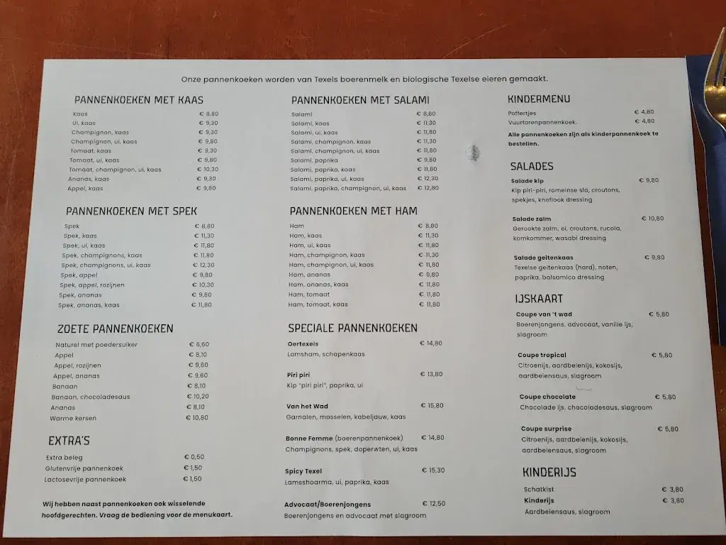 Menü_Eethuus van het wad_Cocksdorp_Bild_3