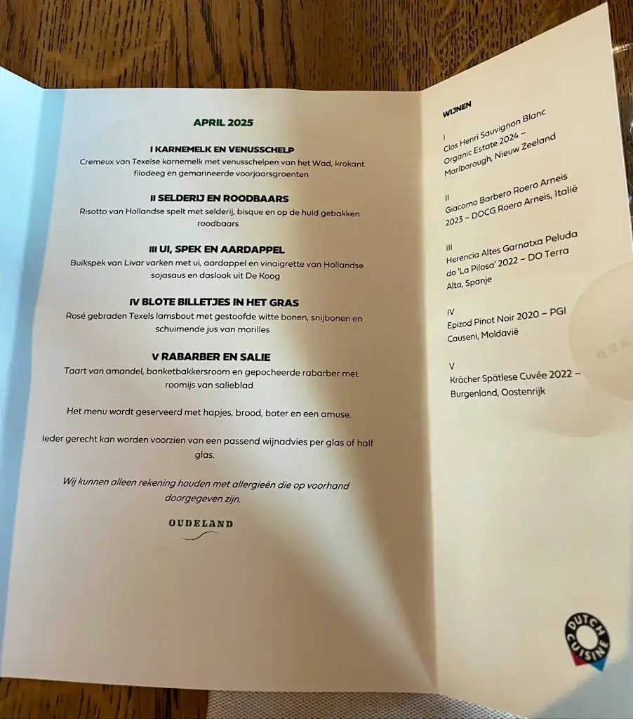 Menu_Oudeland Texel_Koog_image_3