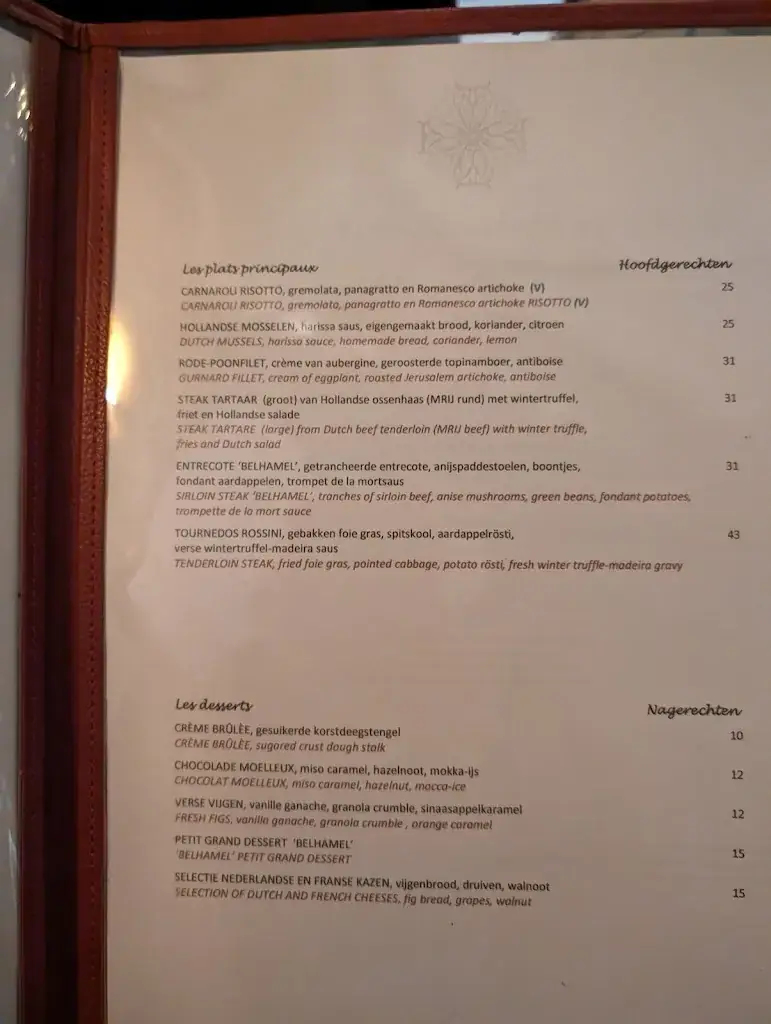 Menu_Restaurant De Belhamel_Amsterdam_image_4