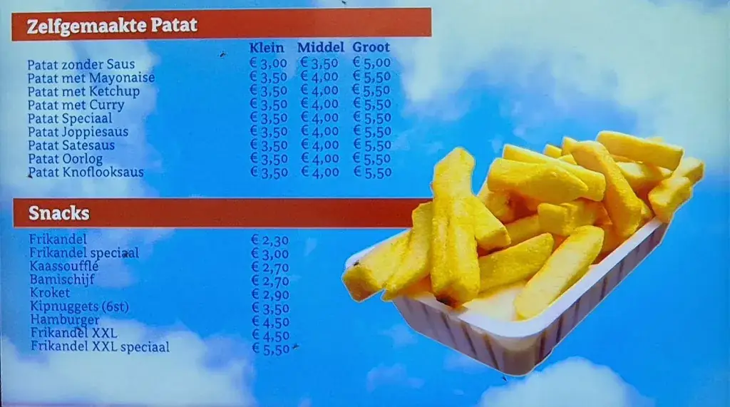 Menu_Lange Ben - IJs Patat Vis_Cocksdorp_image_1